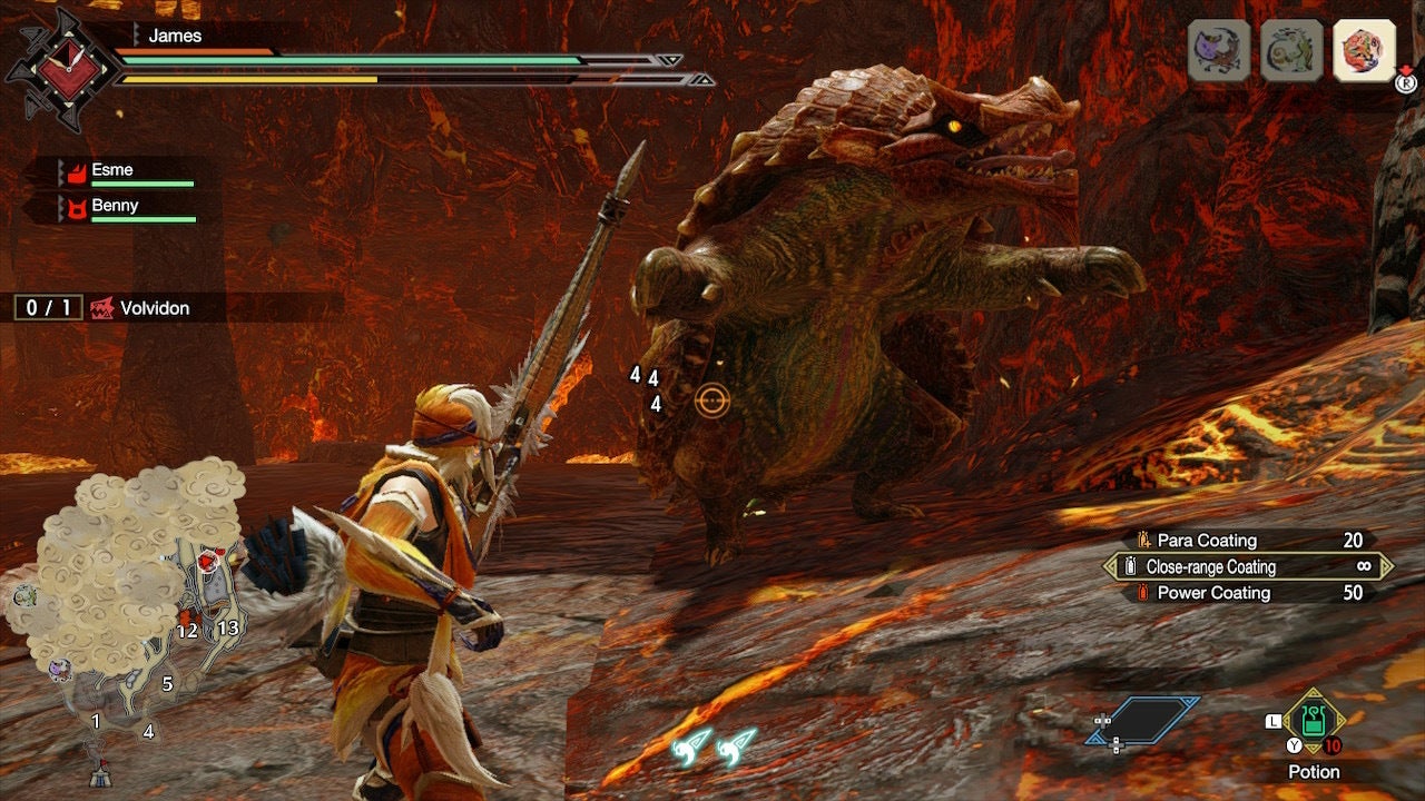 Monster Hunter Rise: Paralysis Sac | How to find and harvest Volvidon